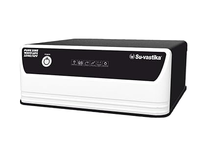 Su-vastika Pure Sine Wave UPS 1250 LED Display Perfect for Home & Office (Pack of 1, 110VA, 760W, 12V)