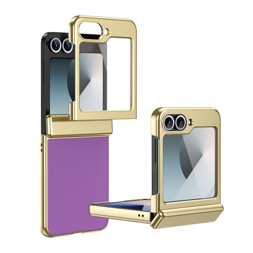 Coque Samsung Z Flip 5 rigide avec protège-charnière rabat antichoc et film en verre intégré