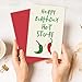 Happy Birthday Card Hot Stuff - Chilli Pun Birthday Card for Him Her - Funny Birthday Card for Boyfriend Girlfriend Partner Husband Wife