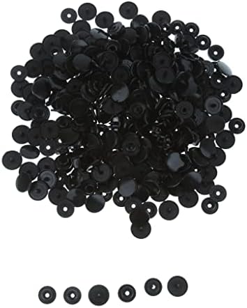 150 Sets Plastic Snaps Fasteners T5 Resin Snap Buttons Kit Plastic Snap Buttons