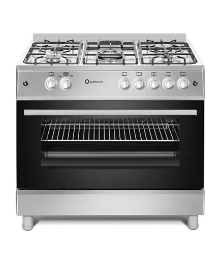 Cocina SolThermic F9L50G2-I PANORÁMICA De Color Color INOX Compuesta Por 5 Quemadores Y Horno Panoramico