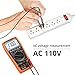 Proster Autoranging Multimeter 6000 Count TRMS Digital Multitester NCV AC DC Current Voltage Tester Amp Ohm Volt Meter Capacitance Test Temperature Measurement Continuity Tester