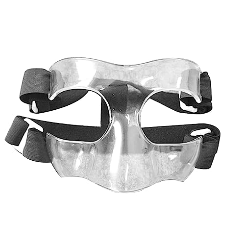 WOEIFGV Face Guards Transparent Nose Guard for Sports Basketball Football Adjustable for Men Women Teenagers Protect from