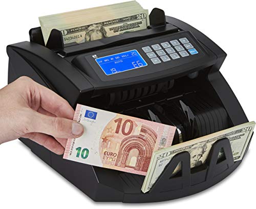 Zzap Bill Value Counter & Counterfeit Detector - Money Cash Currency Machine (Nc20I) #TOP6