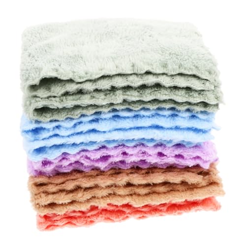 BESTonZON 10 Piezas Toallas Baño Niña de Suave Reutilizables Ultra Absorbentes para Recién Nacidos y Pequeños Toallas Faciales Secado Rápido y Delicadas con Piel Sensible