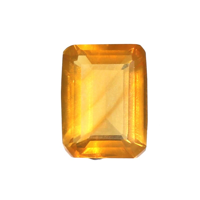 Opale mexicaine naturelle 1,3 cts taille baguette 8,1x6,1 mm pour création de bijou