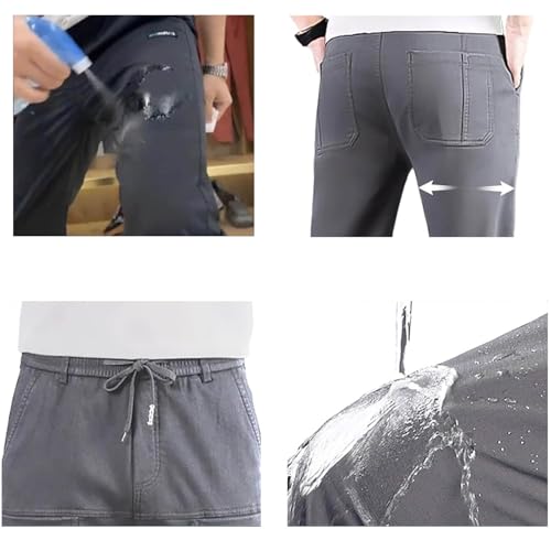 Vogany Cargo Pants, Men Comfy Cargo Pants Multi Pantsfor Men Stretch Cargopants Casual Comfortable Trousers W/Multi-Pocket4