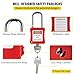 VEVOR 58 PCS Lockout Tagout Kits, Electrical Safety Loto Kit Includes Padlocks, Lockout Station, Hasp, Tags & Zip Ties, Lockout Tagout Safety Tools for Industrial, Electric Power, Machinery