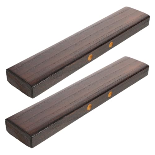 Boîtes de bois double conteneurs pour flotteurs étui compact