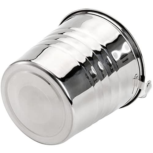 Elsjoy E-STEELICEBUCKET-3QT 2 Pack 3 Quart Stainless Steel Ice Bucket thumb #3