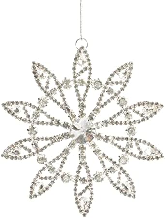 Park Hill Collection Holiday Splendor Rhinestone Snowflake Ornament image 3