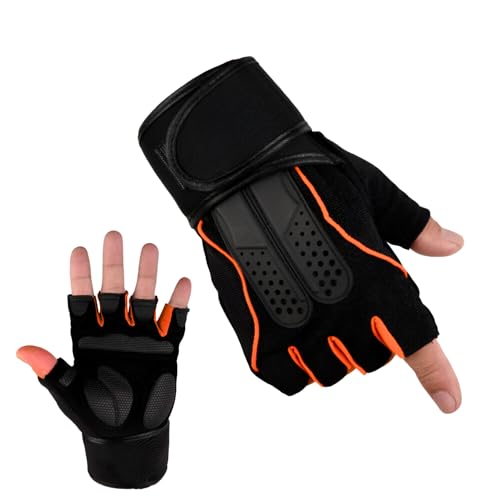 KERD_DANS Trainingshandschuhe für Damen und Herren, atmungsaktive Fitnesshandschuhe mit Handflächenschutz, für Fitnessstudio, Crossfit, Gewichte, Calisthenics, Radfahren und Hanteln, Größe XL