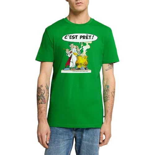 T-shirt Homme Premium Astérix & Obélix Panoramix en coton supérieur