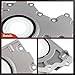 A-Premium Engine Rear Main Seal Cover Kit [OHV, 8Cyl 4.8 5.3 5.7 6.0 6.2 7.0L] Compatible with Chevy, GMC, Cadillac, Hummer, Isuzu, Pontiac, Saab & Buick, fits Express, Silverado, Sierra & More Models