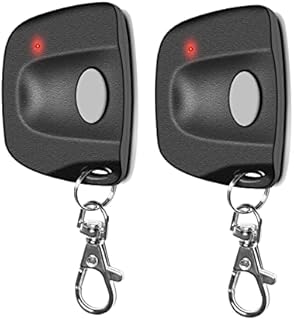 ASONPAO 2X 300MHZ Garage Door Remote Transmitter for MultiCode 3089,3060,3070, 10 Dip Switch Mini Type