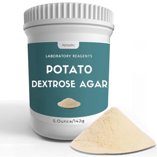 142 Grams Potato Dextrose Agar Powder, Makes Over 210 to 280 Agar Petri Dishes, Easy to Use, Suitable for Scientific Research, Educational Experiments