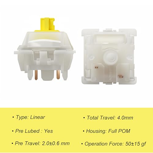 Commutateurs GATERON Pro V3 linéaires 5 broches pour clavier MX - 3