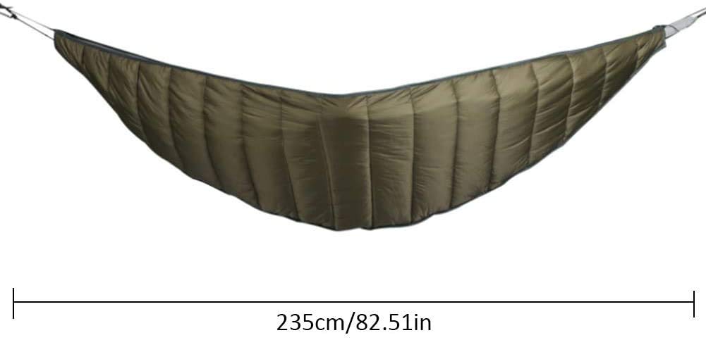 Gocher Camping Full Length Hammock Underquilt Ultralight Winter Warm Under Quilt Blanket Outdoor Cotton Hammock