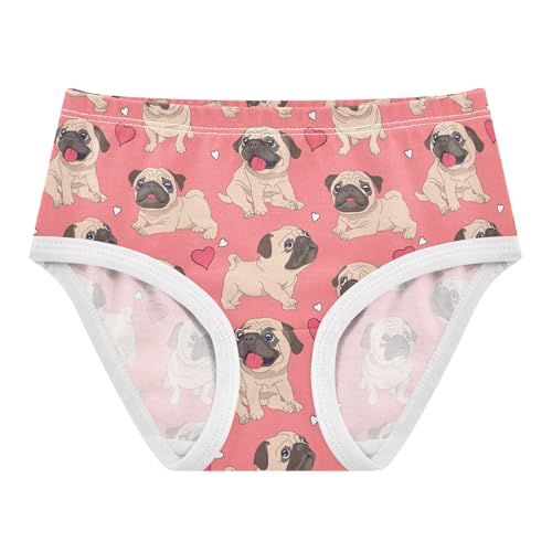 Ollabaky Girl's Cotton Underwear Toddler Undies Kids Briefs Breathable Comfort Panties