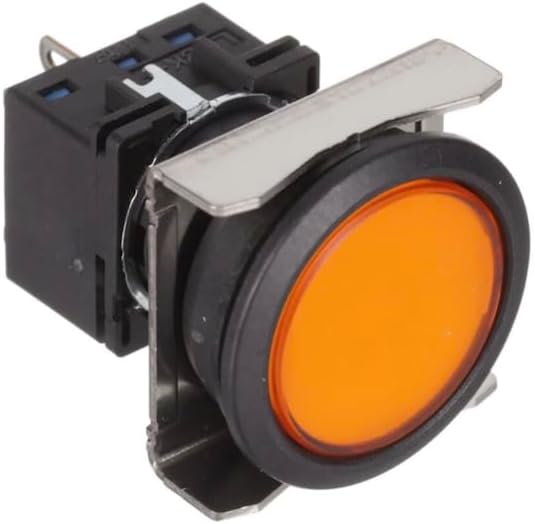 LBW6P-1T04A, Industrial Panel Mount Indicators/Switch Indicators LBW Flush Pilot 24V Amber