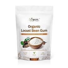 Espure Organic Locust Bean Gum Powder, USDA Certified Organic, Non-GMO, Vegan; 4oz