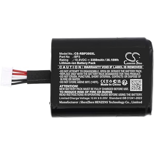 Аккумулятор TECHTEK 3350mAh совместимый с Roberts Revival Icon Stream 95i заменяет BP3