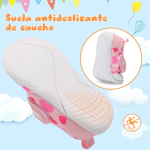 Image of FEETCITY Baby First Walking Shoes Boys Girls Infant Crib Shoes Breathable
