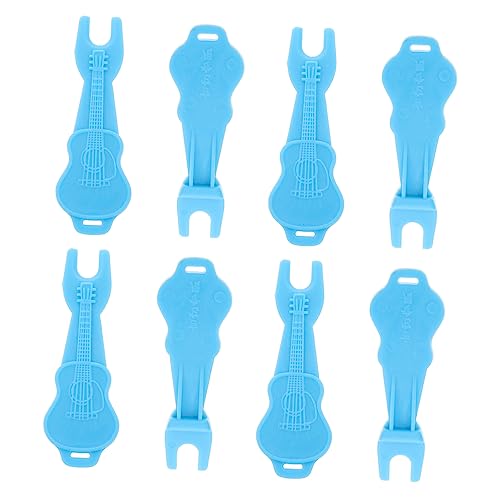 HEMOTON 10pcs Guitar String Winders Plastic Guitar String Tools Supplies Easy to Use
