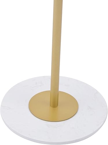 Miniatura 6 de Perchero con 6 ganchos de 66.93 pulgadas de metal moderno independiente, abrigo de árbol con base de mármol para colgar sombreros, bolsos, bolsos,