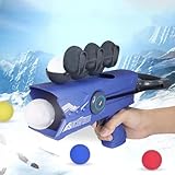 Snowball Thrower, Snowball Blaster, Snowball Maker, Snowball Launcher for Kids and Adults, Snow Toys for Kids Outdoor for Winter Outdoor Snowball Fights, Winter Outdoor Toys (Blue)