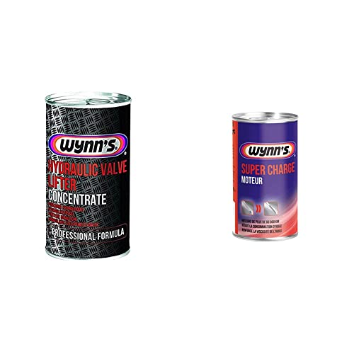 Wynn's 76841 Poussoir de soupape concentré 325ml & 1831089 Super Charge, Additif pour Huile Moteur 325 ML Cover
