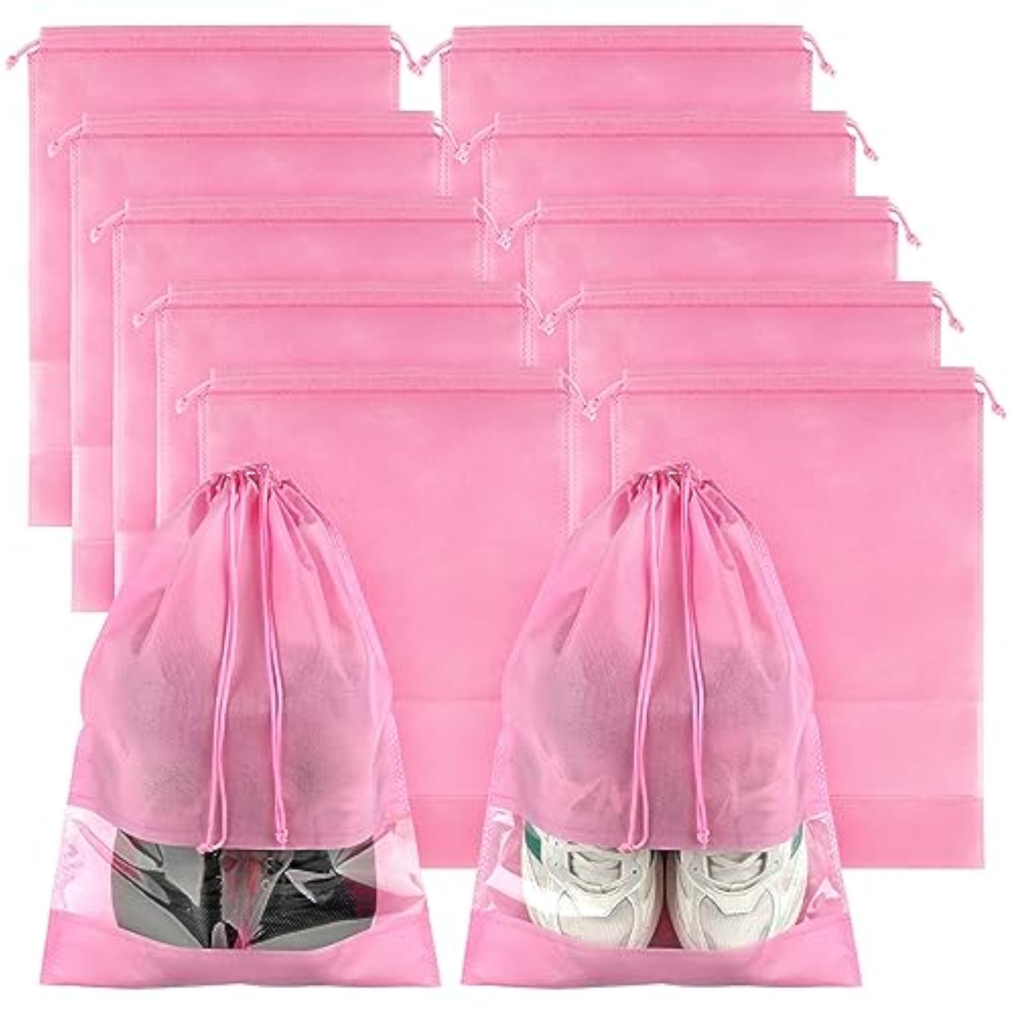 Shoe Bags for Travel, Drawstring Packing Bags