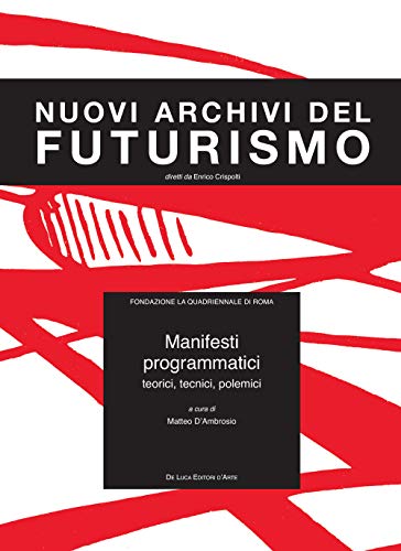 Manifesti programmatici livre d'art bilingue italien anglais CD - 2