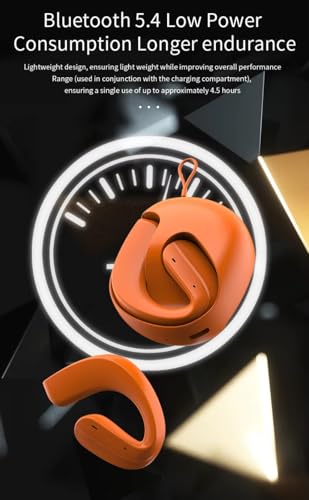 Image of H585 OWS Open Ear Wireless Earbuds | ENC Mic for Crystal-Clear Calls | 30hr Playtime with Type-C Fast Charging | BT5.4 Gaming Bluetooth Earphones | Touch Control Sports Headphone (White)