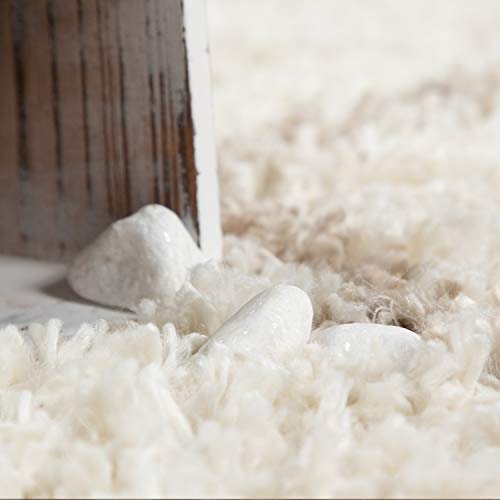 Paco Home Tappeto per Soggiorno a Pelo Alto Shaggy...