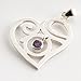 Produktbild Berk P-547 Symbol Schmuck - Spirituelle Liebe Anhänger mit Amethyst Stein