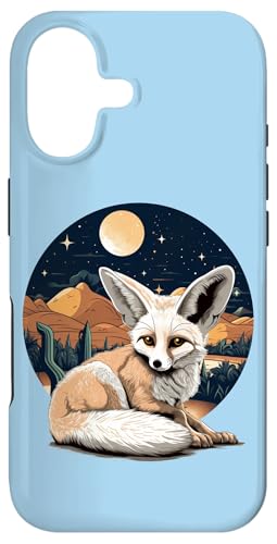 Mens Womens Kids Cute Night Desert Animal Lover Fennec Fox �X�}�z�P�[�X iPhone 17 �p