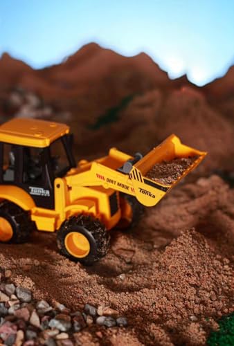 Image of Jack Royal Bulldozer Friction Truck Construction Vehicle Friction 180 Rotatable Excavator Toy Big Wheel Heavy Duty Unbreakable Toy for Kids