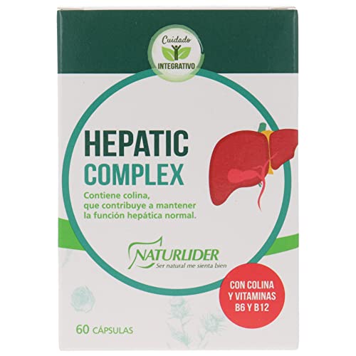 Naturlider - Hepatic Complex, Suplemento de Complejo Hepático con Colina - 60 Cápsulas