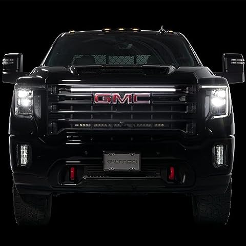 Putco Virtual DRL LED Grille Lights - 37" Light Bar - Fits Chevy Silverado/GMC Sierra 15-25, Ford SuperDuty F250+ 11-25 Cover