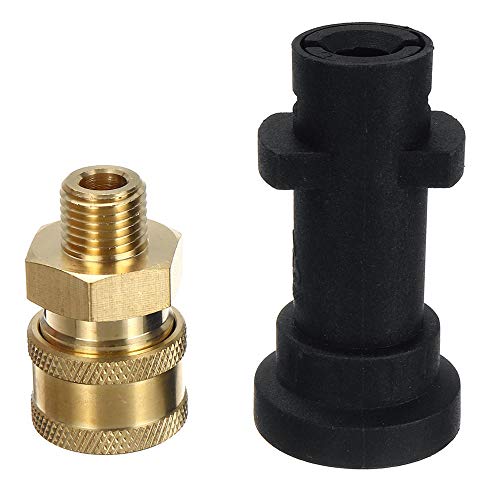 Junww Washing machine accessories Quick-Connect Adapters1/4 Inch for S10 Karcher K Series Pressure Washer Cleaning Machine