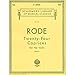 Rode: 24 Caprices - Schirmer Library of Classics Volume 231 | Violin and Piano Sheet Music Songbook | Intermediate Classical Violin Caprices for Technique, Practice, Study and Performance