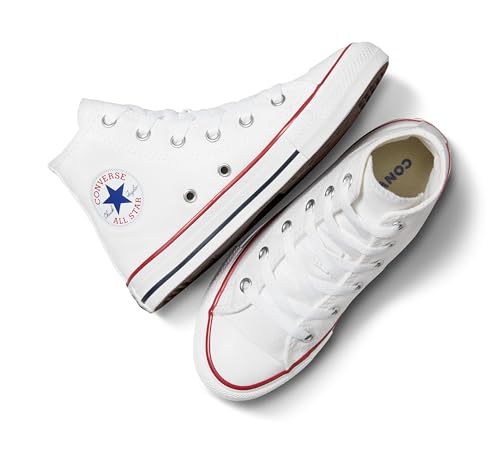 Converse Kids' Chuck Taylor All Star High Top, Optical White, 12.5 Little Kid