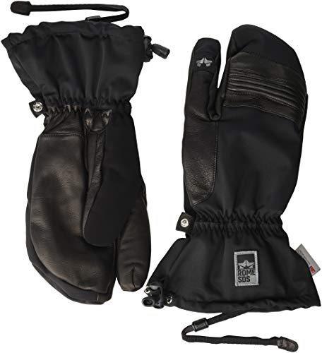 Rome Snowboards Herren Bronson Trigger Snowboarding Glove Snowboardhandschuhe, schwarz, Large