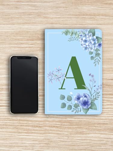 Image of AccuPrints Initial A Premium Soft Bound Notebook Diary |Size 21 x 14.5 cm| for Girls and Women (A5,192 Ruled Pages, 80 GSM) Personal Diary