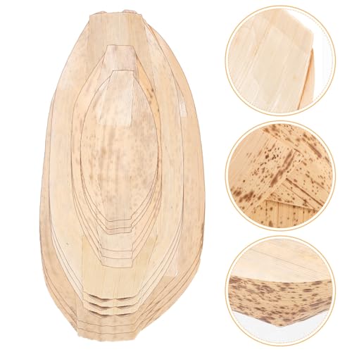 Platos desechables forma barco para sushi x40 miniatura 6