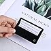 4 Pieces Credit Card Magnifier with LED Light Reading Credit Card Size Magnifiers Magnifier Glass with 3X Lens
