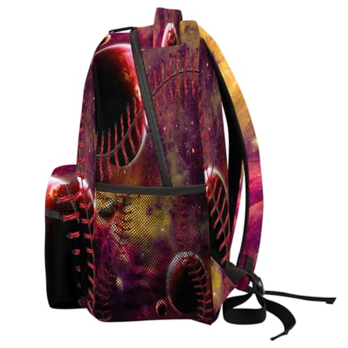 Sac à dos de randonnée Galaxy Planet grand volume pour PC portable - 4