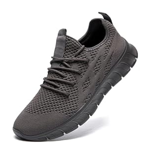 Laufschuhe Herren Sportschuhe Turnschuhe Freizeitschuhe Sneakers Schuhes Tennisschuhe Bequeme Fitness Trainingschuhe Leichtgewichts Walking Schuhe Schwarz
