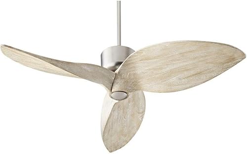 Quorum 31523-65 Ventilador de techo transitorio de 52```` de la colección Hawkeye en peltre, níquel, acabado plateado,